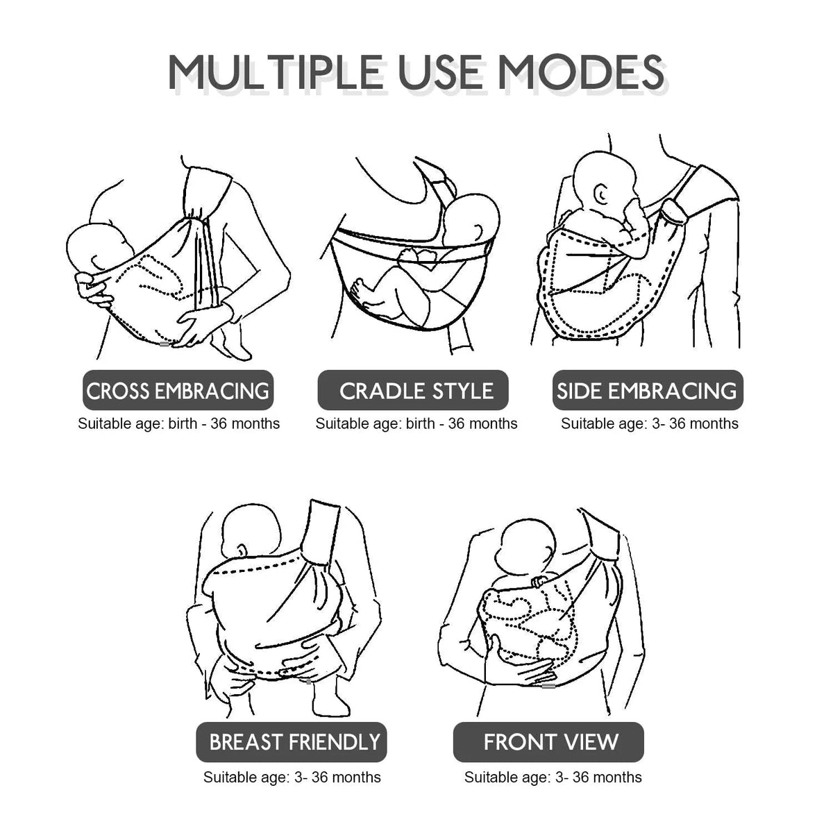 RingaRoo™ Baby Sling Carrier